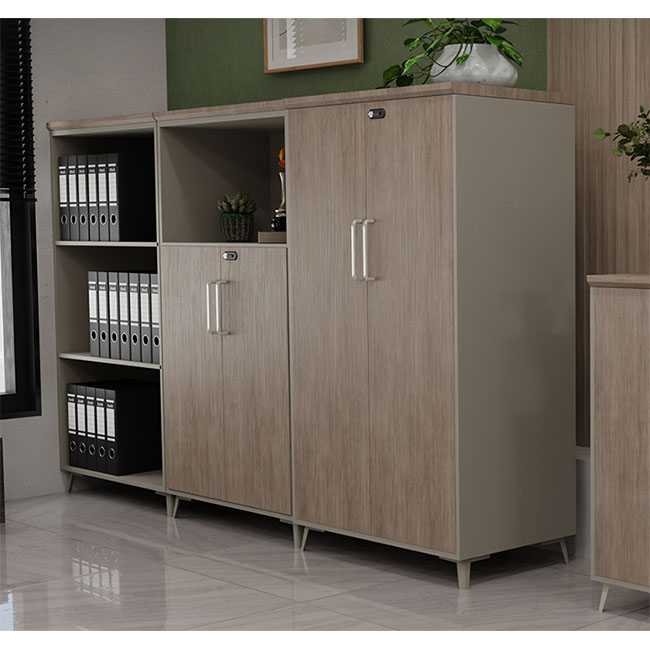 (OP)LMC-300 3단책장시리즈(화이트오크)