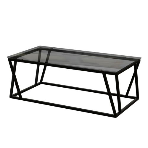 (OP)HL-207-2 유리소파테이블(블랙투명유리)