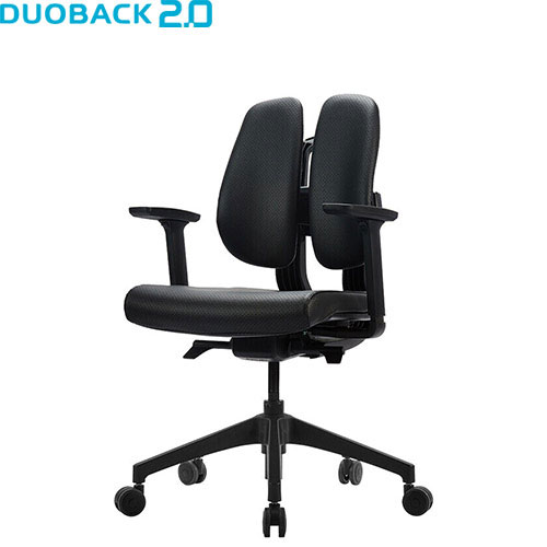 (정품) D-250 듀오백 검정인조가죽의자(중)