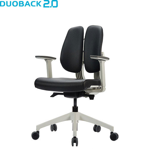 (정품) D-250W 듀오백 검정인조가죽의자(중)