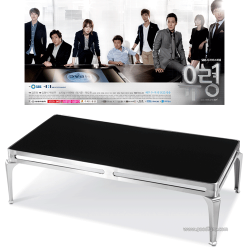 GT-200 블랙유리소파테이블