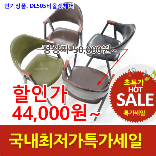2025년04월18일까지(전화주문만가능)(SKY)DL505비올렛체어