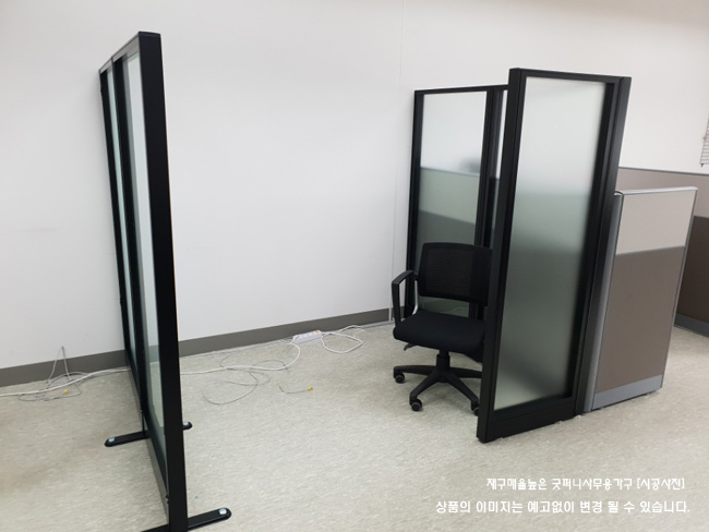 60T 알미늄강화유리파티션-(불투명/브론즈유리)(H1200/1500/1800/2000/2200)