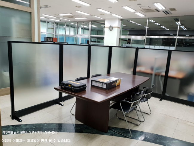 60T 알미늄강화유리파티션-(불투명/브론즈유리)(H1200/1500/1800/2000/2200)
