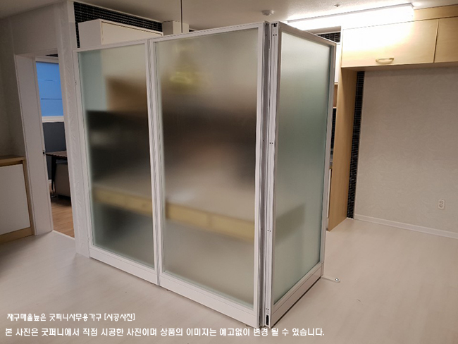 60T 알미늄강화유리파티션-(불투명/브론즈유리)(H1200/1500/1800/2000/2200)