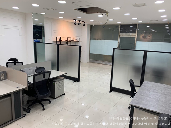 60T 알미늄강화유리파티션-(불투명/브론즈유리)(H1200/1500/1800/2000/2200)