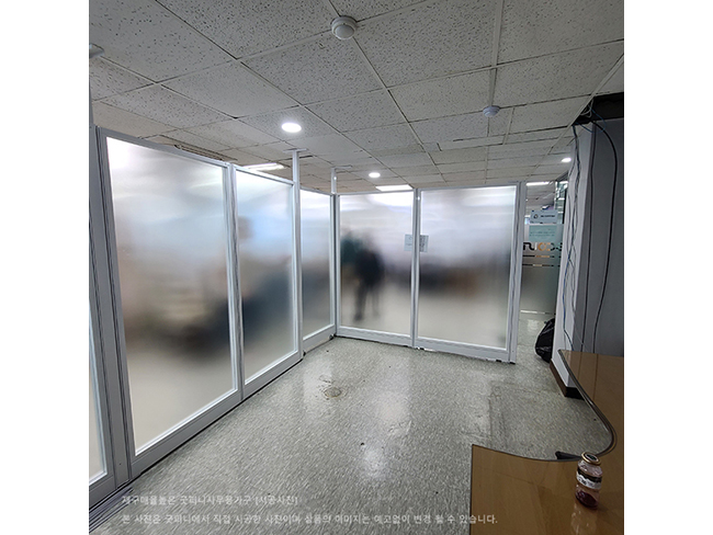 60T 알미늄강화유리파티션-(불투명/브론즈유리)(H1200/1500/1800/2000/2200)